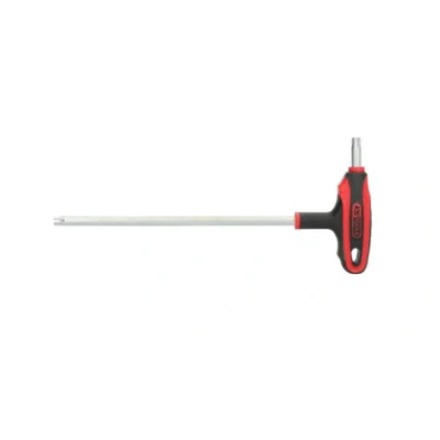Imagen de KS TOOLS 151.8128 E Atornillador acodado Torx, con orificio frontal 260, 200mm TB45