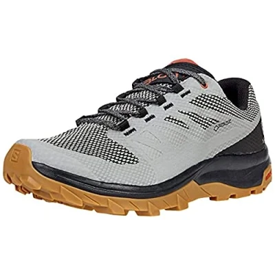 Imagen de Salomon Outline Gore Tex, Zapatos de Trekking y Senderismo, Hombre, Gris (Frost Gray Black Burnt Brick), 41 1/3 EU