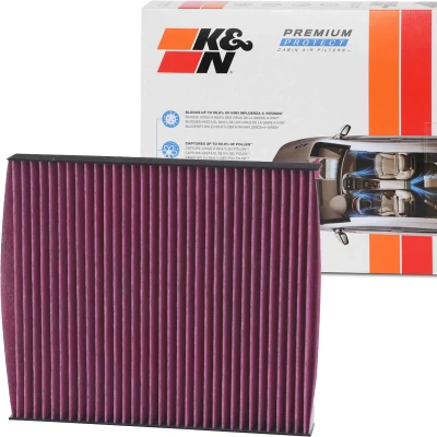 Imagen de K&amp;N Filters DVF5002 Filtro de habitáculo carbón activado 248 32 cuadrada SEAT: Ibiza 3, 4, 4 Sportcoupe