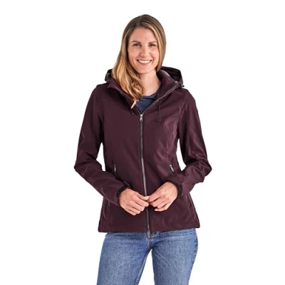 Imagen de killtec mujer Dama Chaqueta softshell para con cálido forro polar interior Damen Softshelljacke Softshelljacke, brombeere, 40, 41113 000