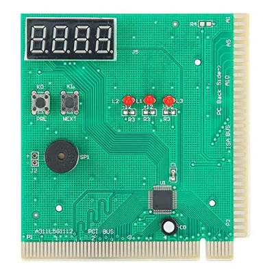 Imagen de Tarjeta de diagnóstico Placa Base PC, Analizador PC 4 dígitos computadora Madre Post para PCI e ISA