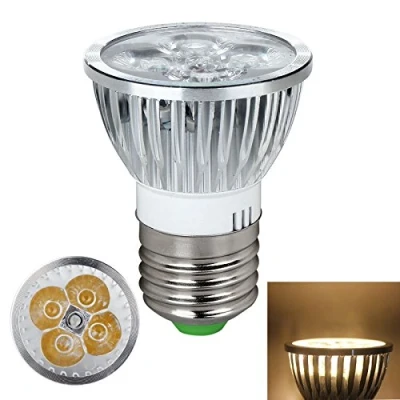 Imagen de Bombillas LED E27, AC85 265 V, 4 W, lámpara de proyección para el hogar y jardín, color blanco cálido