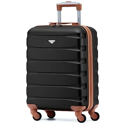 Imagen de Flight Knight Maleta Rigida Ligera de 4 Ruedas, Equipaje Mano Aprobado para Mas 60 Aerolineas como easyJet, Jet2 y Tamano Maximo Ryanair (Priority) 55x40x20cm