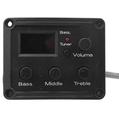 Imagen de Ukulele 3 Band EQ Amplificador Ecualizador Preamplificador Pastilla con pantalla LCD levantar Pastillas Ukelele
