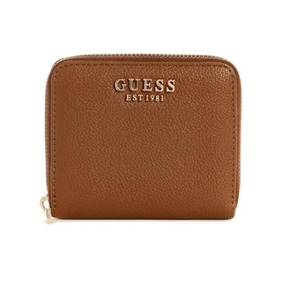 Imagen de Guess Laurel Small ZIP Around Monedero, Mujer, Talla: One Size, Cognac