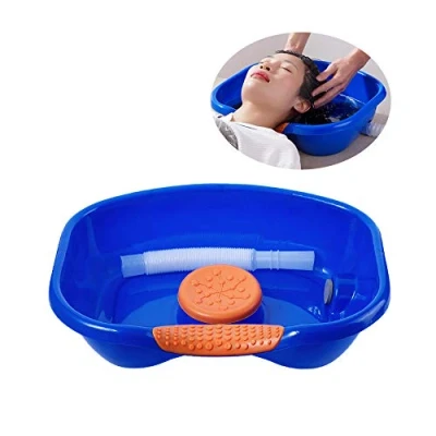 Imagen de lavabo de pelo en la cama, para el cabello, portátil, usar cama lavar pelo, cortes y coloración del personas mayores, discapacitadas