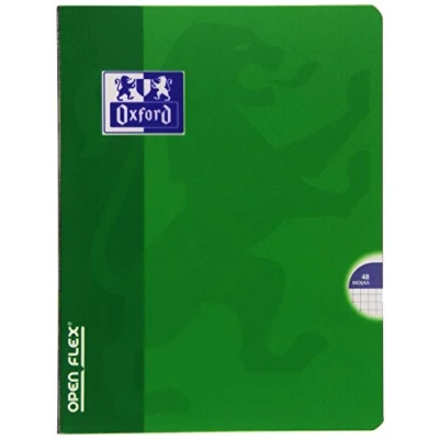 Imagen de Oxford Openflex Libreta, Cuadricula 4 x 4, 48 hojas, Colores surtidos, A5+