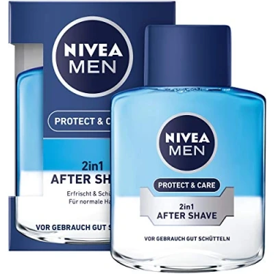 Imagen de Cream Nivea Men 2 en1 Protect &amp; Care para después del afeitado, (100 ml)