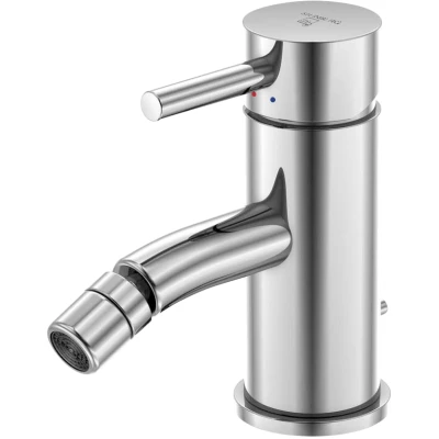 Imagen de Grohe Start Flow Grifo de bidé monomando (vaciador automático, menor consumo agua, instalación rápida, altura 120mm), cromo, 23770000