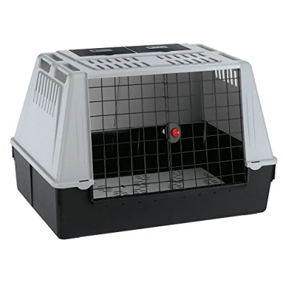 Imagen de Ferplast Transportín para Perros Automóvil Atlas Car Mini con Rejillas de ventilación, Alfombrilla Drenaje incluida