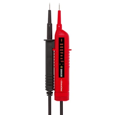Imagen de Benning 020023 Probador de Voltaje / Continuidad &quot;Profipol +&quot;, Rojo Negro