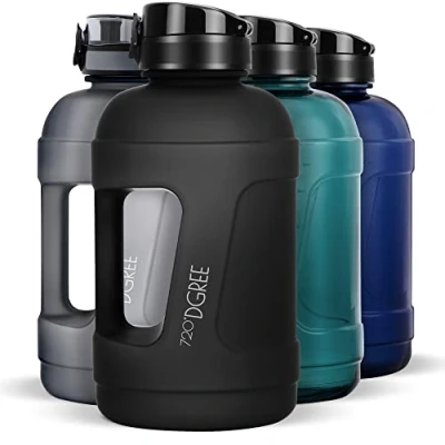 Imagen de 720DGREE Botella Fitness con Asa uberBottle Jug 2300ml Sin BPA, A Prueba de Fugas Agua XXL Grande para Deportes, Gimnasio, Entrenamiento, Fitness, Deportiva, Gimnasio