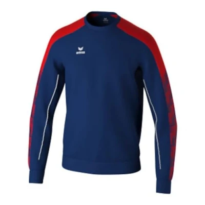 Imagen de Erima Sudadera Funcional EVO Star (1072415) Unisex Adulto, New Navy/Rojo, S