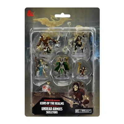 Imagen de Dungeons &amp; Dragons D&amp;D Icons of The Realms: Undead Armies Esqueletos 7 Figuras prepintadas, miniaturas, RPG