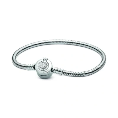 Imagen de Pandora Signature Mujeres Brazalete Plata 599046C01 19