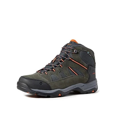 Imagen de Hi Tec Banderra II Wp zapatos de senderismo anchos gran altura para hombre, gris (antracita grafito naranja quemado 51), 43 EU