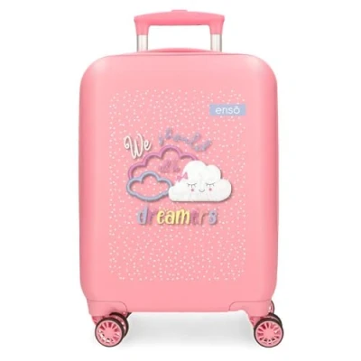 Imagen de Enso Dreamer Maleta de Cabina Rosa 33x50x20 cms Rígida ABS 33L 2 kgs 4 Ruedas Dobles Equipaje Mano