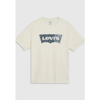 Imagen de Levi&#039;s Graphic Crewneck TEE Camiseta estampada, Hombre, Talla: Large, Mid tone heather grey