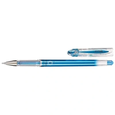 Imagen de Pentel BG208 Slicci Bolígrafo con tinta de gel (punta aguja, 0.8 mm), color azul