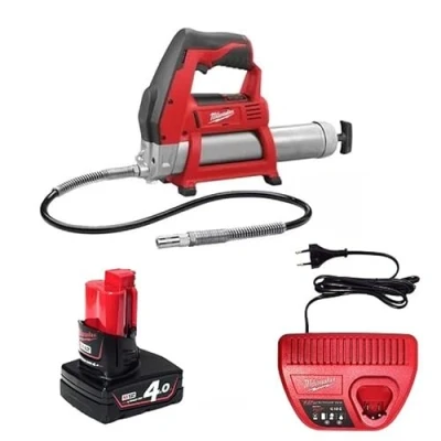 Imagen de MILWAUKEE 4933441675 Engrasadora Batería 914 con cargador, batería, accesorios 473 562