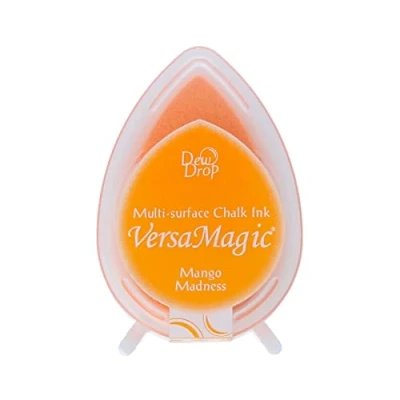 Imagen de Tsukineko VersaMagic Multi Superficie Dew Drop Gesso Inkpad Mango Madness, One Size
