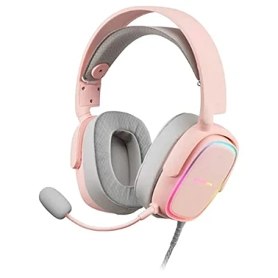 Imagen de Mars Gaming MHAXP Rosa, Auriculares RGB multiplataforma, Micro extraíble, 53mm HiFi