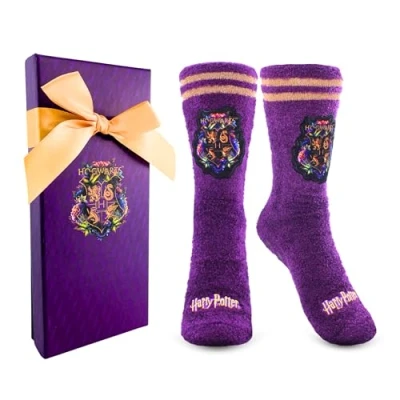 Imagen de Harry Potter Calcetines Mujer, Antideslizantes, de estar por Casa, Hogwarts para Mujer y Adolescentes, Regalo