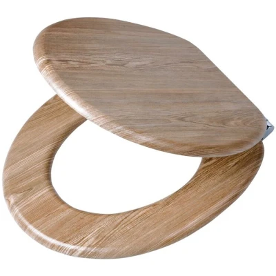 Imagen de Tiger Scaffold Wood Look Asiento de inodoro MDF Roble