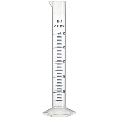 Imagen de Neolab 1612 Cilindro medidor (50 ml, alto: 1 ml)