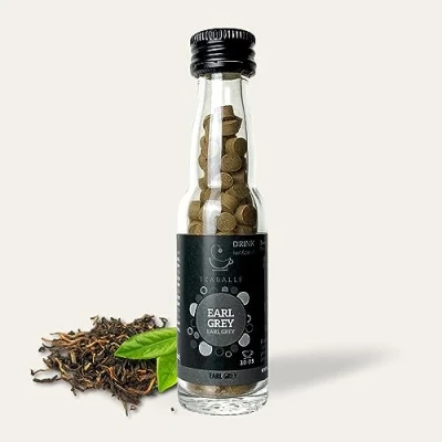 Imagen de TEABALLS Earl Grey (1 x 15 g) Black SELECTION aprox. 150 bolas de té para 30 75 tazas Conocido por: la cosa del año