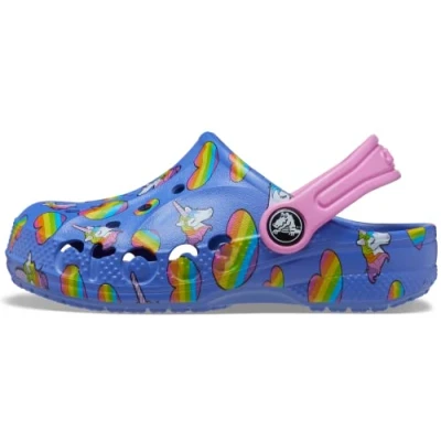 Imagen de Crocs Baya Clog T, Zuecos Unisex niños, Lapis/Multi, 19/20 EU