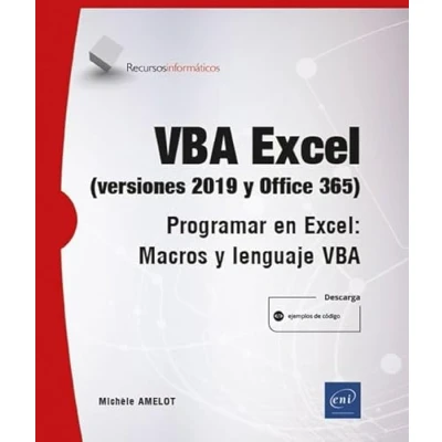 Imagen de VBA Excel (versiones 2019 y Office 365): Programar en Excel: Macros lenguaje (Recursos Informáticos)