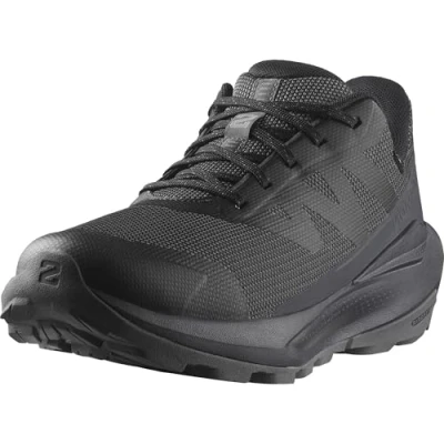 Imagen de Salomon Elixir TOUR MID WP Zapatillas de senderismo, Mujer, Talla: 43 1/3, Black/asphalt/castlerock Zapatos