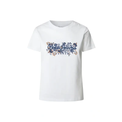 Imagen de Pepe Jeans Rosalind Camiseta estampada, Mujer, Talla: Large, White