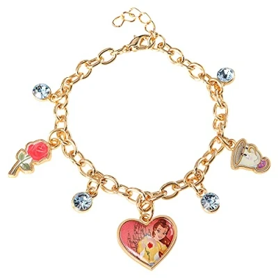 Imagen de Disney Beauty &amp; The Beast BH00184YL 65.PH Pulsera esmaltada multicolor, talla única, Zinc, No es una piedra preciosa