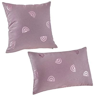 Imagen de howa Juego de 2 fundas almohada &quot;Rainbow&quot; algodón 8701