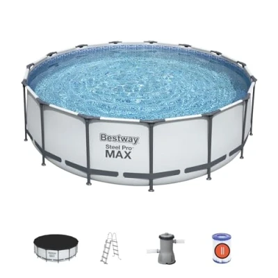 Imagen de Bestway Steel Pro MAX™ 15&#039; x 48&quot;/4.57m 1.22m Pool Set