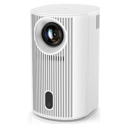 Imagen de Proyector Portátil con Soporte 1080P Full HD, FECLYDET 200ANSI Mini 4K, 5G WiFi Bluetooth Cine En Casa para iOS/Android/PS5/HDMI/TV Stick