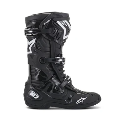 Imagen de Alpinestars Faster 3 Shoes Black/Grey Camo/Fluo Red, Calzado Hombre, 43.5 EU