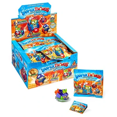 Imagen de SUPERTHINGS Power Machines Colección Completa de 12 PowerJets. Cada sobre Contiene 1 vehículo y SuperThing