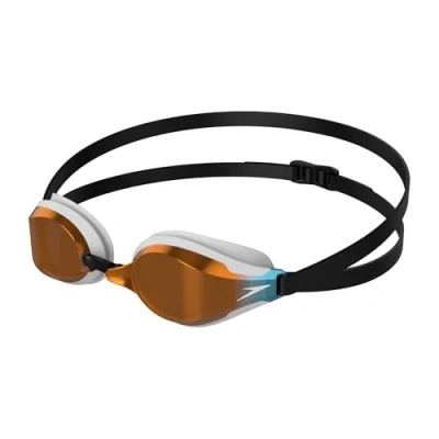 Imagen de Speedo Fastskin Speedsocket 2 Mirror Gafas de natación Unisex Adulto, Blanco/Espejo, Talla Única