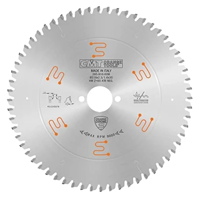 Imagen de CMT ORANGE TOOLS 285.816.60M Cuchilla circular Chromme HW 216x2.3/1.6x30 Z60 ATB 5NEG