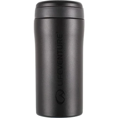 Imagen de Taza térmica de viaje Lifeventure reutilizable, hermética y aislada al vacío, 300 ml