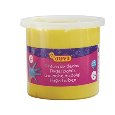 Imagen de Jovi 56003 Pintura a dedos, 125 ml, color amarillo