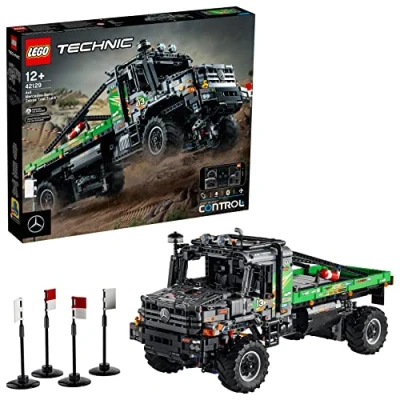 Imagen de LEGO 42129 Technic Camión de Trial 4x4 Mercedes Benz Zetros, Coche Teledirigido, Todoterreno Juguete Controlado por App, Juego Construcción