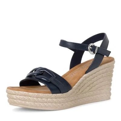 Imagen de Marco Tozzi Sandalias de tacón, Mujer, Talla: 39, Navy Zapatos