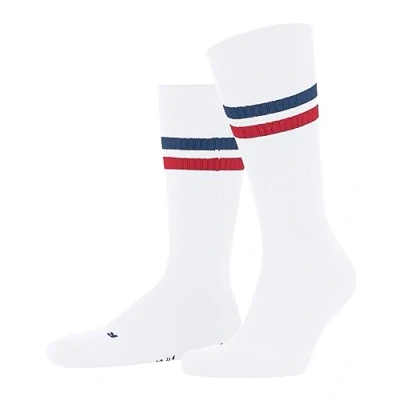 Imagen de FALKE Dynamic U SO algodón estampado 1 par, Calcetines Unisex adulto, Blanco (Weiss Blau Rot 2068), 39 41