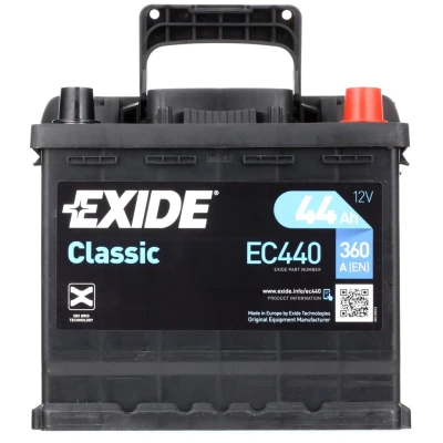 Imagen de EXIDE ContiClassic EC440 Batería de arranque 12V 44Ah 360A B13 SEAT: Ibiza 4, Leon I Hatchback, III SC, VOLKSWAGEN: Lupo / 3L, Golf 4