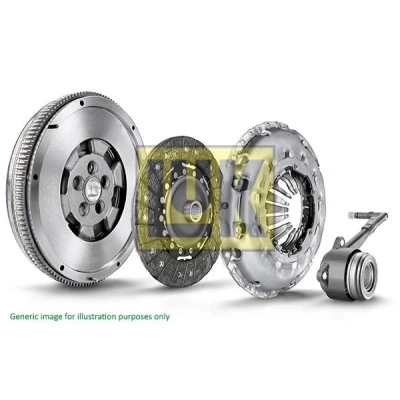 Imagen de LuK 600 0378 00 Kit de Embrague con desembrague central volante motor, juego tornillos NISSAN: Qashqai / Qashqai+2 I, 2, X Trail