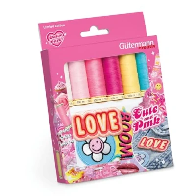 Imagen de Gütermann Juego de Hilos, Poliéster, Multicolor, 100 m, 6